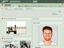 Tablet Screenshot of drakere.deviantart.com