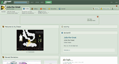 Desktop Screenshot of julia-the-great.deviantart.com