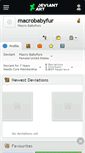 Mobile Screenshot of macrobabyfur.deviantart.com