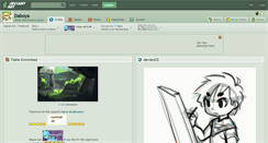 Desktop Screenshot of daboya.deviantart.com