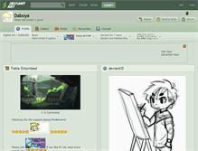 Tablet Screenshot of daboya.deviantart.com