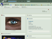 Tablet Screenshot of inuakurei.deviantart.com