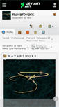 Mobile Screenshot of mavartworx.deviantart.com