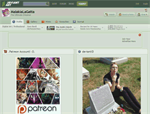 Tablet Screenshot of malakialagatta.deviantart.com