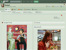 Tablet Screenshot of desteni.deviantart.com