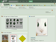 Tablet Screenshot of dlimedia.deviantart.com