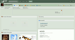 Desktop Screenshot of lunalovesyou2.deviantart.com
