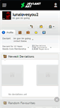 Mobile Screenshot of lunalovesyou2.deviantart.com