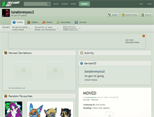 Tablet Screenshot of lunalovesyou2.deviantart.com
