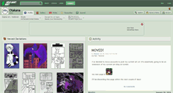 Desktop Screenshot of otakana.deviantart.com