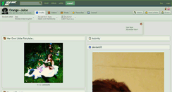 Desktop Screenshot of orange--juice.deviantart.com