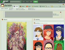 Tablet Screenshot of mur4s4me.deviantart.com