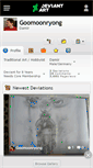 Mobile Screenshot of goomoonryong.deviantart.com