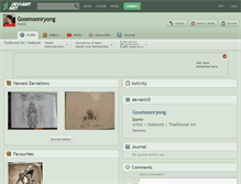 Tablet Screenshot of goomoonryong.deviantart.com