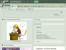 Tablet Screenshot of iifatree.deviantart.com
