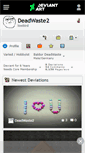 Mobile Screenshot of deadwaste2.deviantart.com