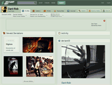 Tablet Screenshot of dani-rob.deviantart.com