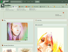 Tablet Screenshot of lucidleo.deviantart.com
