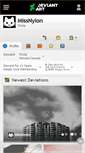 Mobile Screenshot of missnylon.deviantart.com