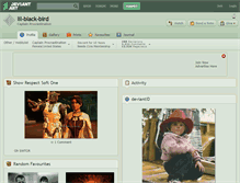 Tablet Screenshot of lil-black-bird.deviantart.com