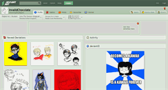 Desktop Screenshot of invalidchocolate.deviantart.com