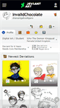 Mobile Screenshot of invalidchocolate.deviantart.com