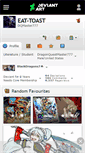 Mobile Screenshot of eat-toast.deviantart.com