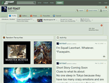 Tablet Screenshot of eat-toast.deviantart.com