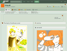 Tablet Screenshot of irma-aki.deviantart.com