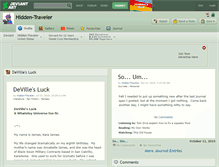 Tablet Screenshot of hidden-traveler.deviantart.com