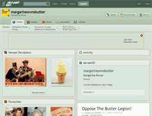 Tablet Screenshot of margarineownsbutter.deviantart.com