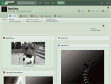 Tablet Screenshot of papirdue.deviantart.com