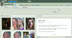 Desktop Screenshot of green-eyed-lady.deviantart.com