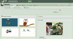 Desktop Screenshot of cadmonia.deviantart.com