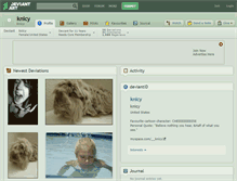Tablet Screenshot of knicy.deviantart.com