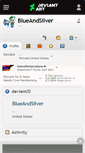 Mobile Screenshot of blueandsilver.deviantart.com