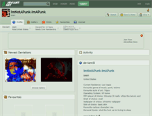 Tablet Screenshot of imnotapunk-imapunk.deviantart.com