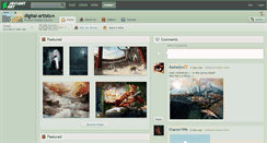 Desktop Screenshot of digital-artists.deviantart.com