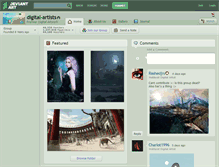 Tablet Screenshot of digital-artists.deviantart.com