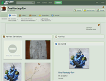 Tablet Screenshot of final-fantasy-ftw.deviantart.com
