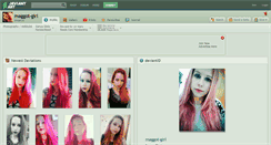 Desktop Screenshot of maggot-girl.deviantart.com