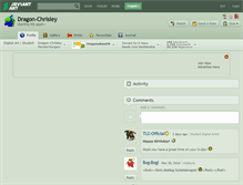 Tablet Screenshot of dragon-chrisley.deviantart.com