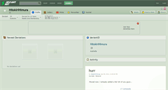 Desktop Screenshot of hitokirihimura.deviantart.com