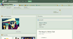 Desktop Screenshot of mayuri-x-nemu.deviantart.com