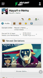 Mobile Screenshot of mayuri-x-nemu.deviantart.com