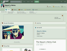 Tablet Screenshot of mayuri-x-nemu.deviantart.com