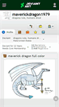 Mobile Screenshot of maverickdragon1979.deviantart.com