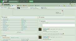 Desktop Screenshot of amberlini.deviantart.com
