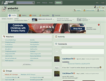Tablet Screenshot of amberlini.deviantart.com