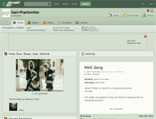Tablet Screenshot of dani-phantomfan.deviantart.com